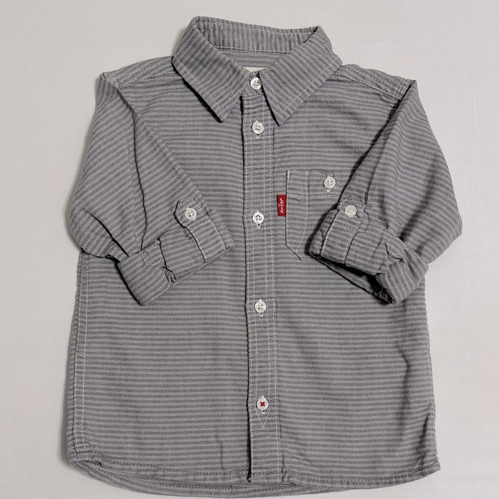 Lee Boys' Long Sleeve Button Down Shirt